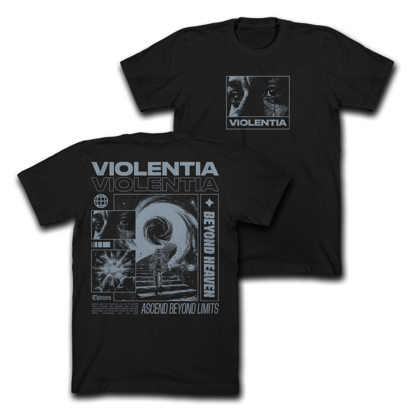 Stairway Heavyweight Tee - Black PRE-ORDER