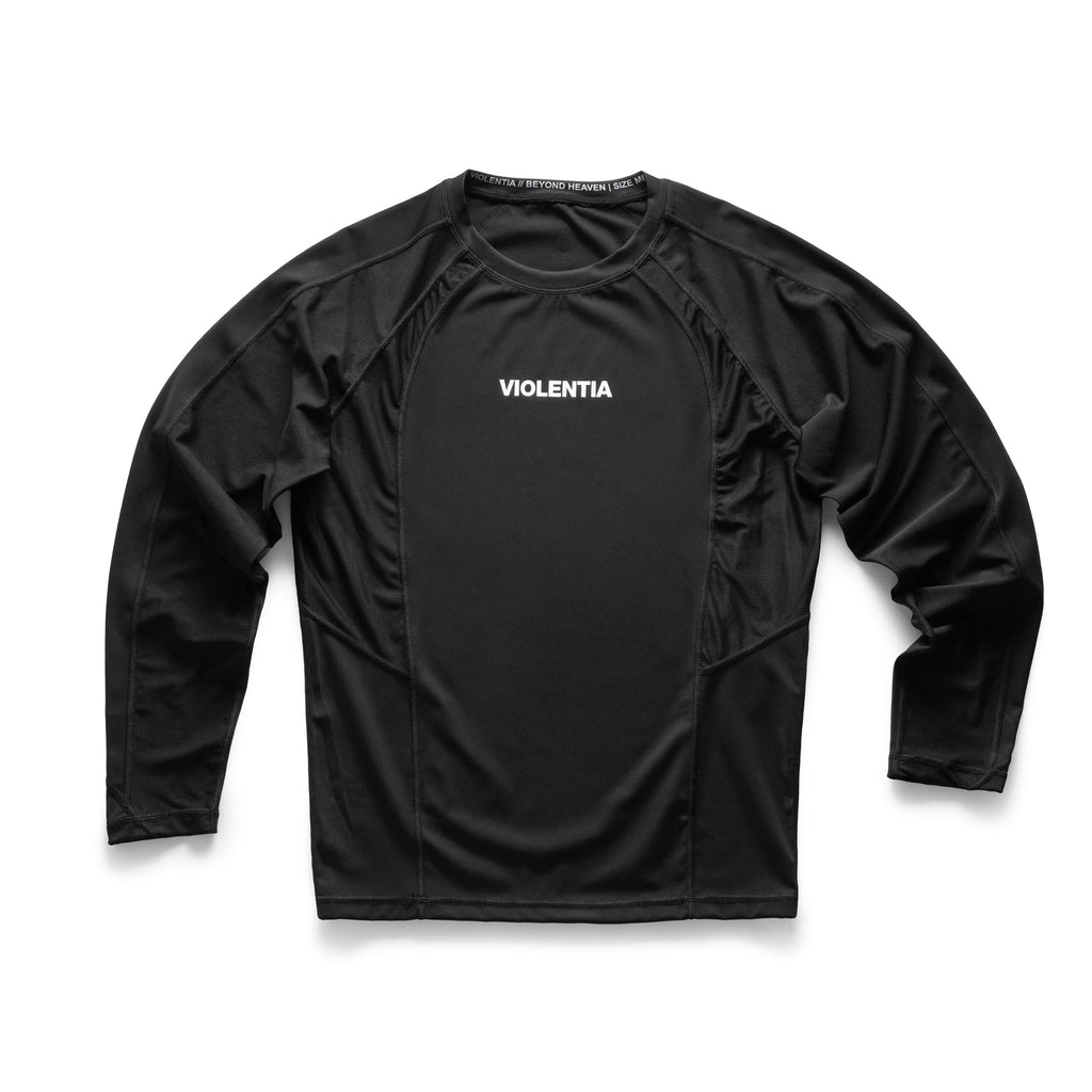 Core Long Sleeve Rash Guard - Black