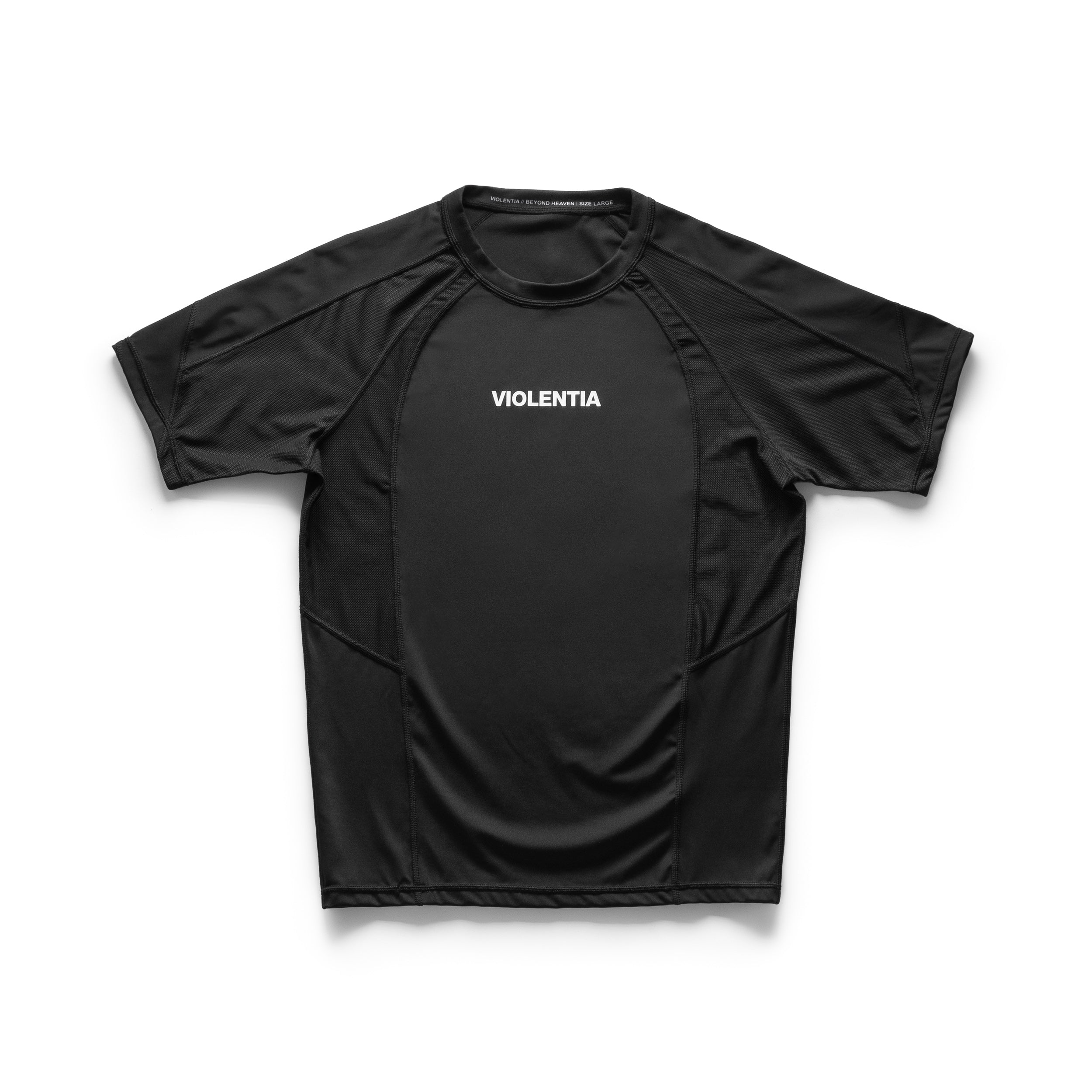 Core Short Sleeve Rash Guard - Black